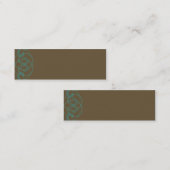 入れ墨のプロフィールカード スキニー名刺 (正面/裏面)