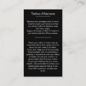 入れ墨の名刺 名刺 (裏面)