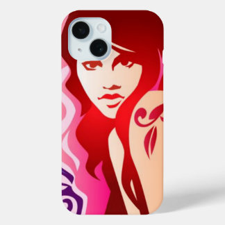入れ墨の女の子 – iPhone 15ケース