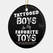 入れ墨の少年はマイトイズお気に入りのオーナメント セラミックオーナメント (左)