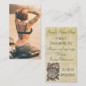 入れ墨の店の名刺 名刺 (正面/裏面)