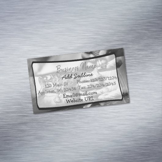 入れ墨の店ビジネス情報マグネティック・カード マグネット名刺 (インサイチュ)