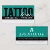 入れ墨の時間アポイントメントカード 予約カード (正面/裏面)