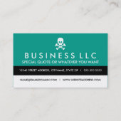 入れ墨の時間アポイントメントカード 予約カード (裏面)