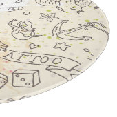 入れ墨の概念パターン カッティングボード (角)