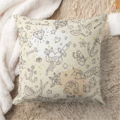 入れ墨の概念パターン クッション (ブランケット)