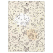 入れ墨の概念パターン クリップボード (裏面)