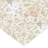 入れ墨の概念パターン ショートテーブルランナー (コーナー)