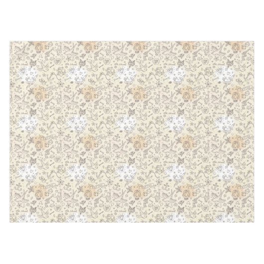 入れ墨の概念パターン テーブルクロス (正面(横))