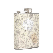 入れ墨の概念パターン フラスク (右)