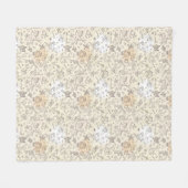 入れ墨の概念パターン フリースブランケット (正面(横))