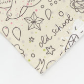 入れ墨の概念パターン フリースブランケット (角)