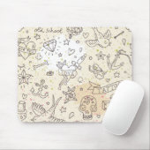 入れ墨の概念パターン マウスパッド (マウス)