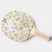 入れ墨の概念パターン 卓球ラケット (横)