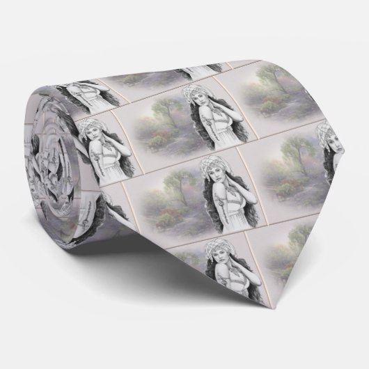 入れ墨の美しい ネクタイ (ロール)