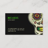 入れ墨の芸術の店の名刺 名刺 (裏面)