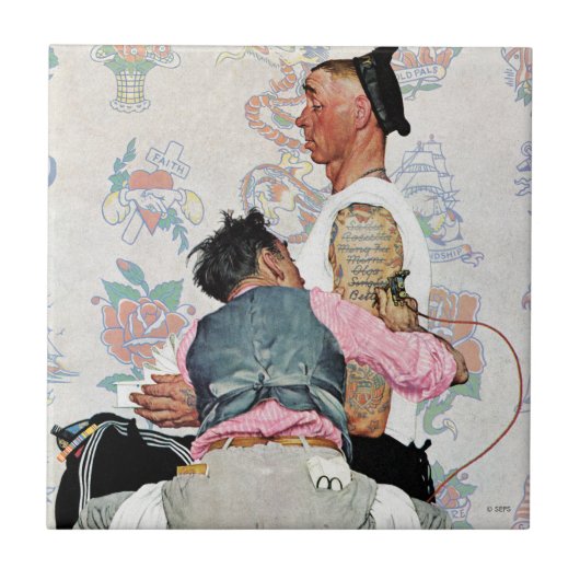 入れ墨の芸術家 タイル (正面)