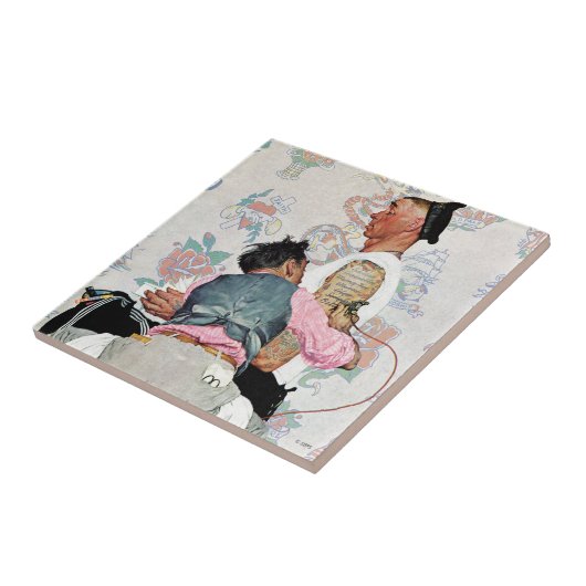 入れ墨の芸術家 タイル (側面)