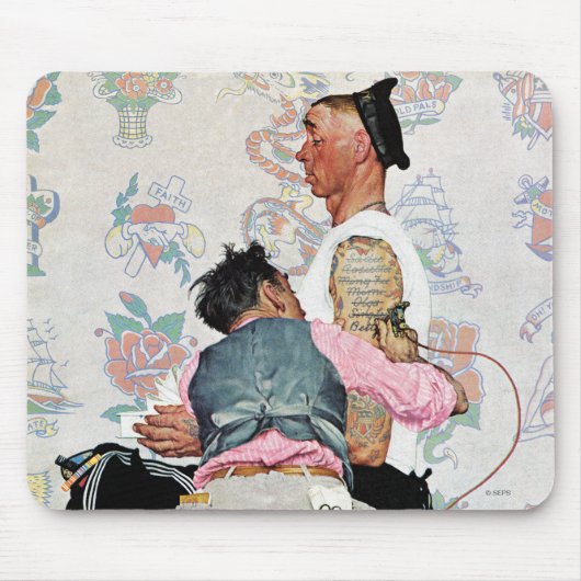 入れ墨の芸術家 マウスパッド (正面)