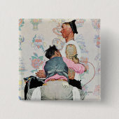 入れ墨の芸術家 缶バッジ (正面)