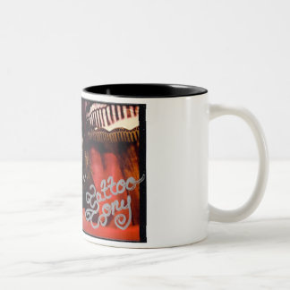 入れ墨の贅沢なサインされたコーヒーカップ ツートーンマグカップ