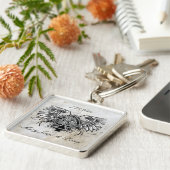 入れ墨の都市飛んだケルト結び目模様Keychain キーホルダー (側面)