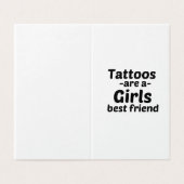 入れ墨は女の子の友最高の人だ 名刺 (外部フラット)