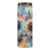 入れ墨ひまわりヒョウクールコーヒー タンブラー (裏面)