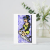 入れ墨をしたピン ポストカード (スタンド正面)