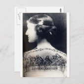 入れ墨をしたフラッパー – お互いを愛し合う ポストカード (正面/裏面)