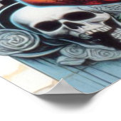 入れ墨をしたメキシコ人女性 ポスター (角)