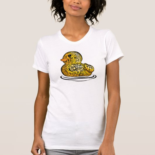 入れ墨をしたラバーダック Tシャツ (正面)