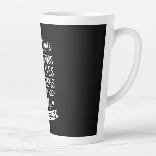入れ墨をした叔母 カフェラテマグ (右)