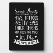 入れ墨をした叔母 フォトプラーク (正面)