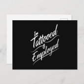 入れ墨をしている ポストカード (正面/裏面)