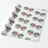 入れ墨ハート、入れ墨グラフィックパーソナライズされた ラッピングペーパー (アンロールド)