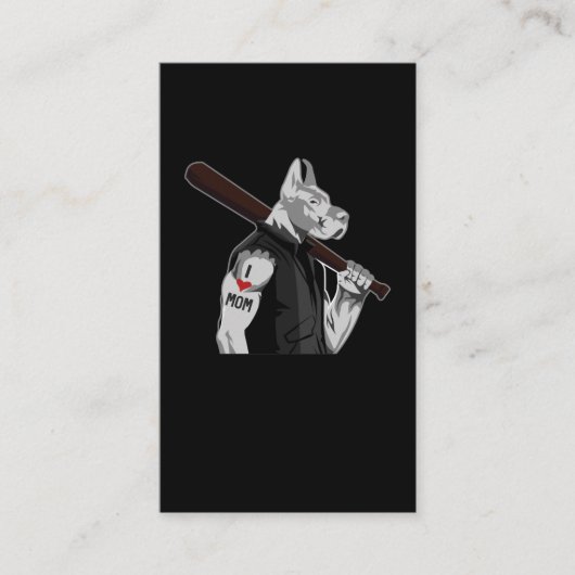 入れ墨ピットブルドッグパパラブマム 名刺 (正面)