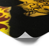 入れ墨モナリザのポスタープリント ポスター (角)