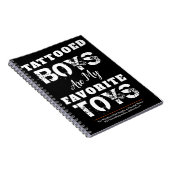 入れ墨付きボーイズ6.5インチx 8.75インチノートパソコン ノートブック (右側)