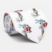 入れ墨機械白く膚触りがよいタイ ネクタイ (ロール)