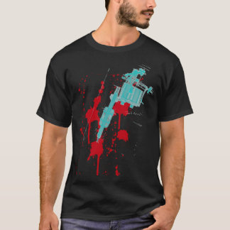 入れ墨機械(ばちゃばちゃ)跳ねる Tシャツ