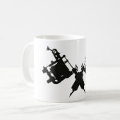 入れ墨銃のコーヒー・マグ コーヒーマグカップ (正面左)