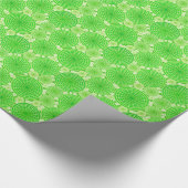 入れ子のホイール – ライムグリーン ラッピングペーパー (角)