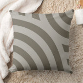 入れ子スタイリッシュの4分の1円グレー クッション (ブランケット)