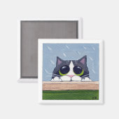 入れ来るか？- Cat磁石 マグネット (正面/裏面)