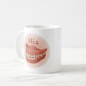 入れ歯のマグカップ コーヒーマグカップ (正面左)