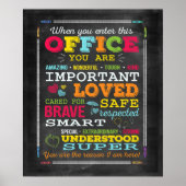 入力したソーシャルワーカーやる気を起こさせる ポスター (正面)