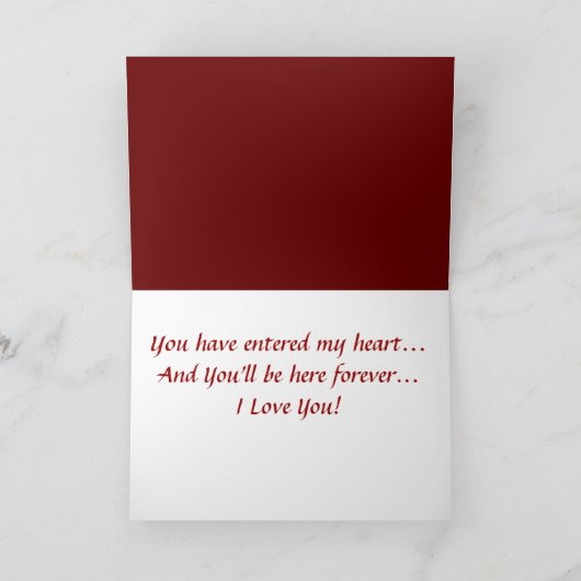 入力したハート カード (内部)