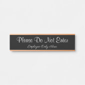 "入力しない" "従業員専用エリア" サインプレート (正面)