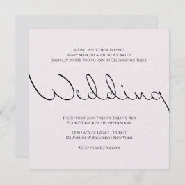 入力ミニマルおもしろいは未フォーマル結婚だ 招待状